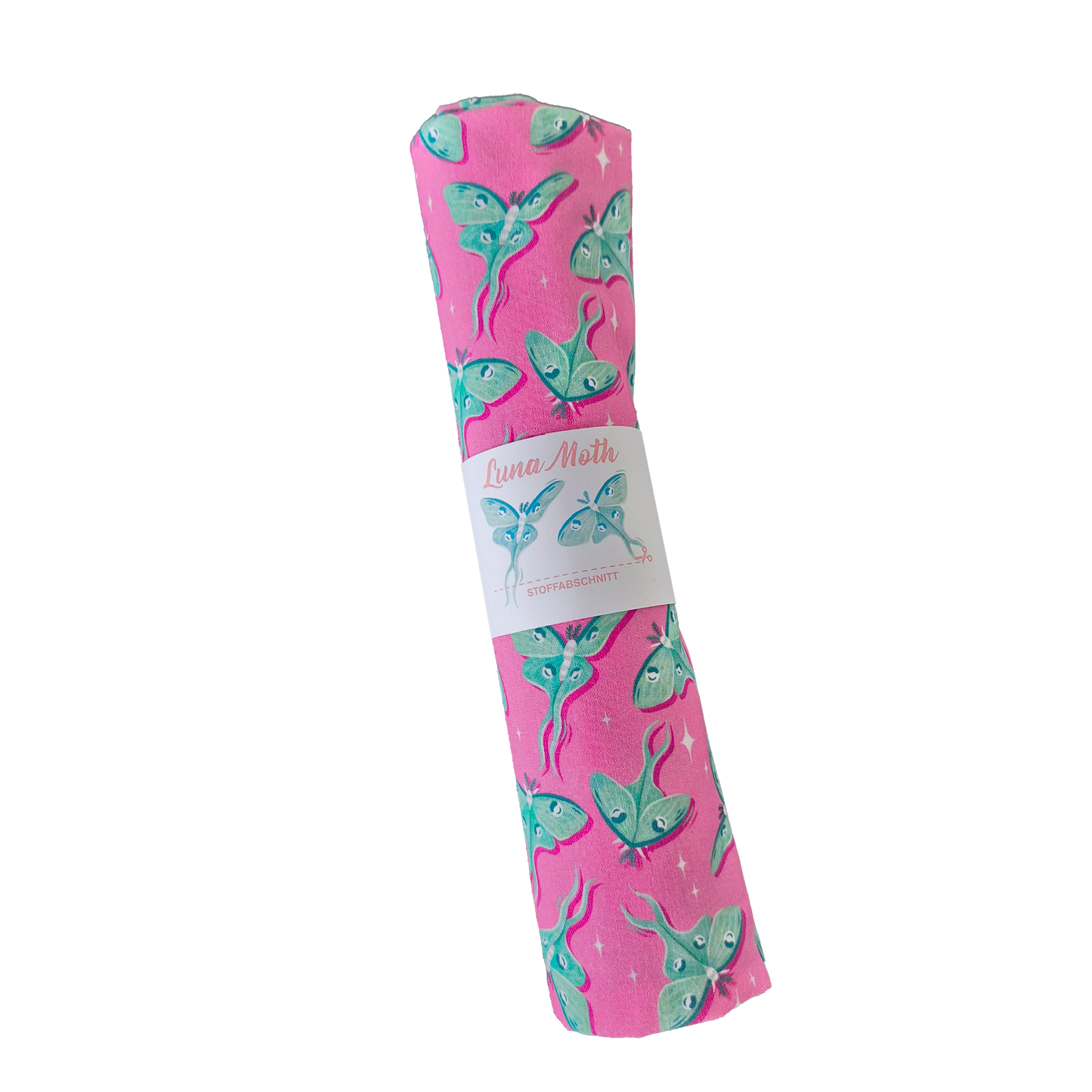 Stoffabschnitt "Luna Moth (pink)"