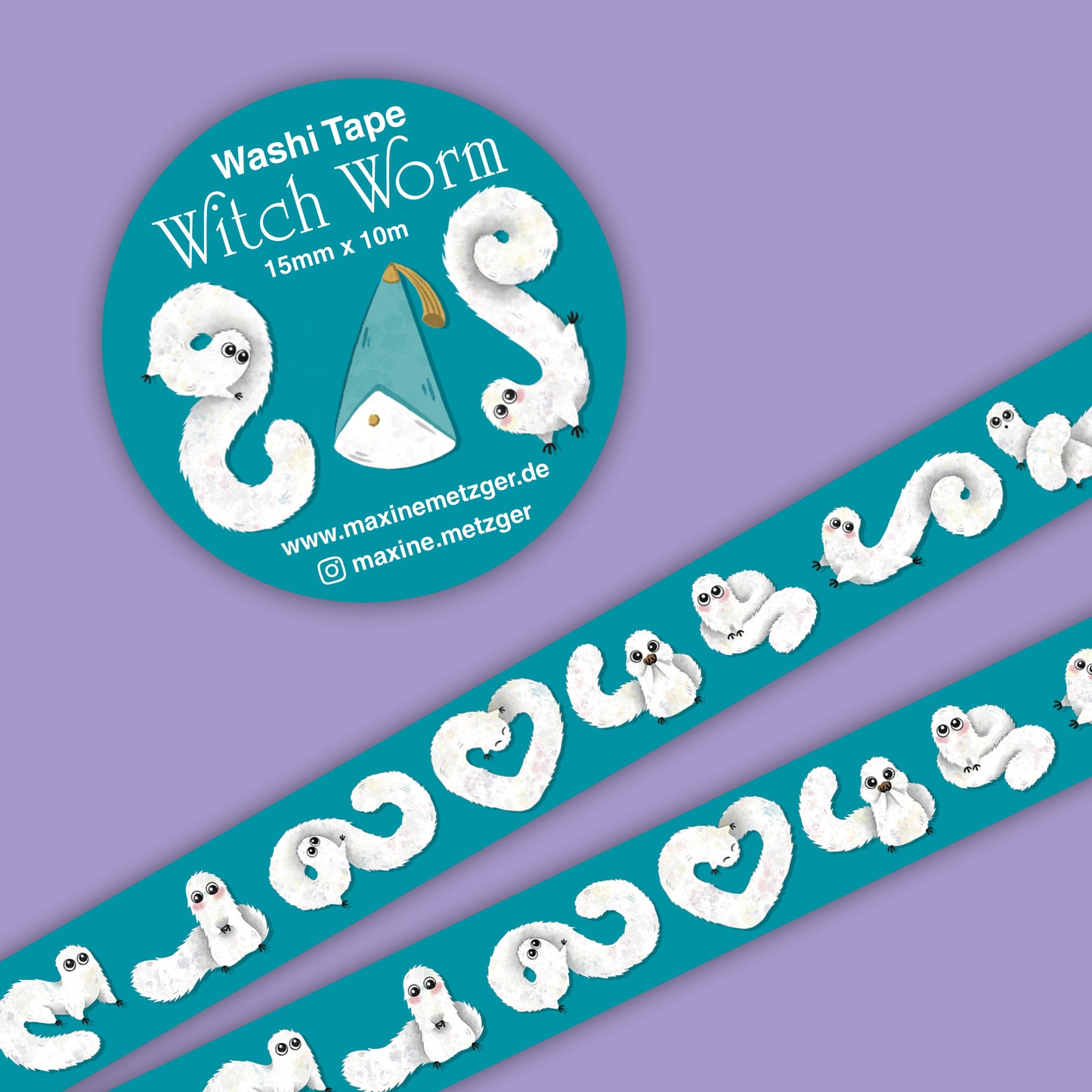 Washi Tape "Witch Worm"