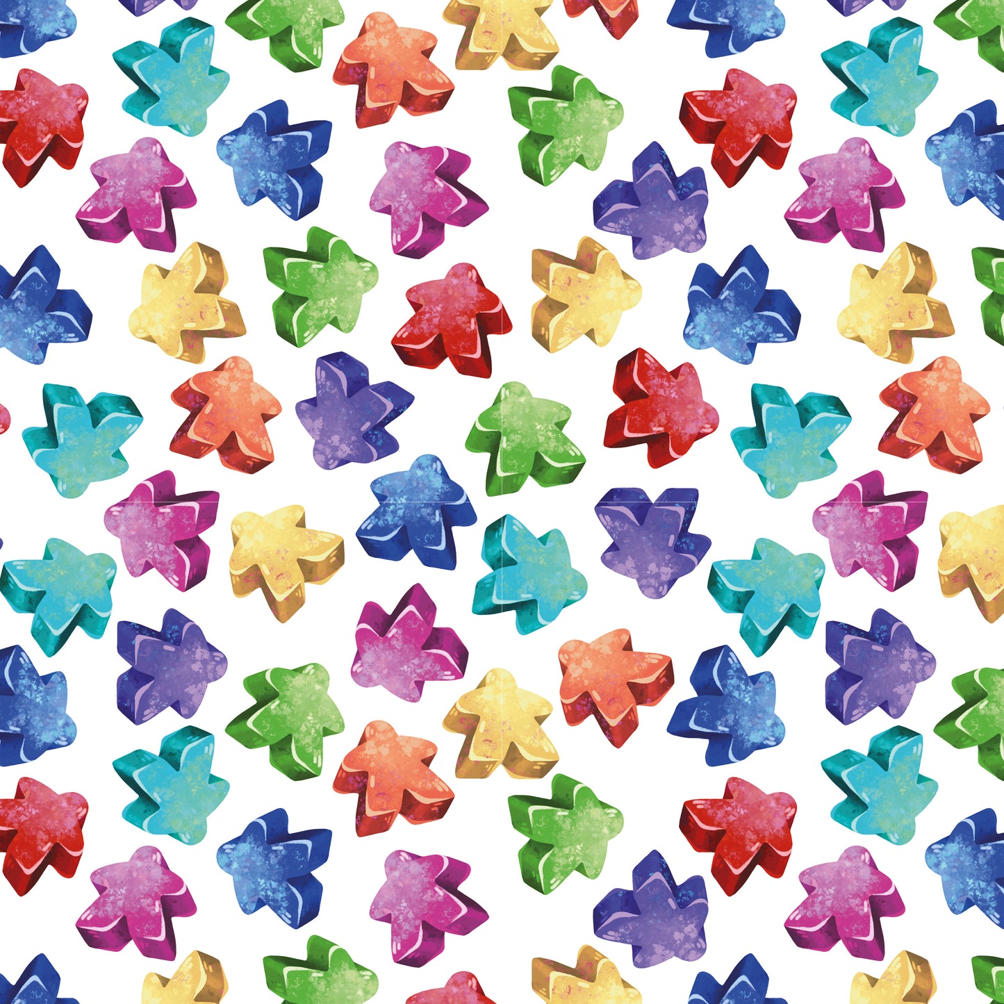 Scrunchie "Board Gamer" (weiß)