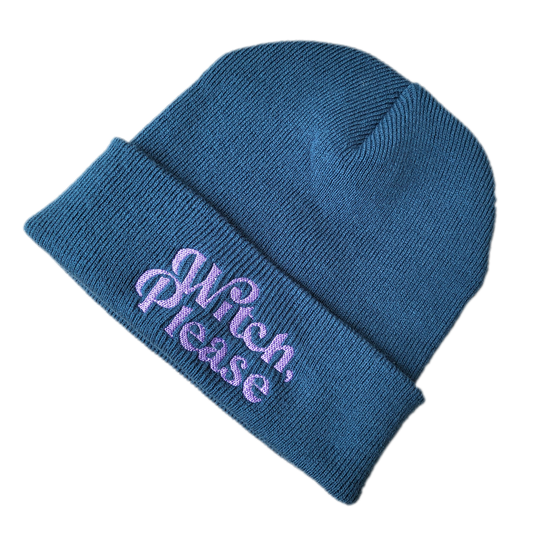 Beanie "Witch, Please" (Petrol)