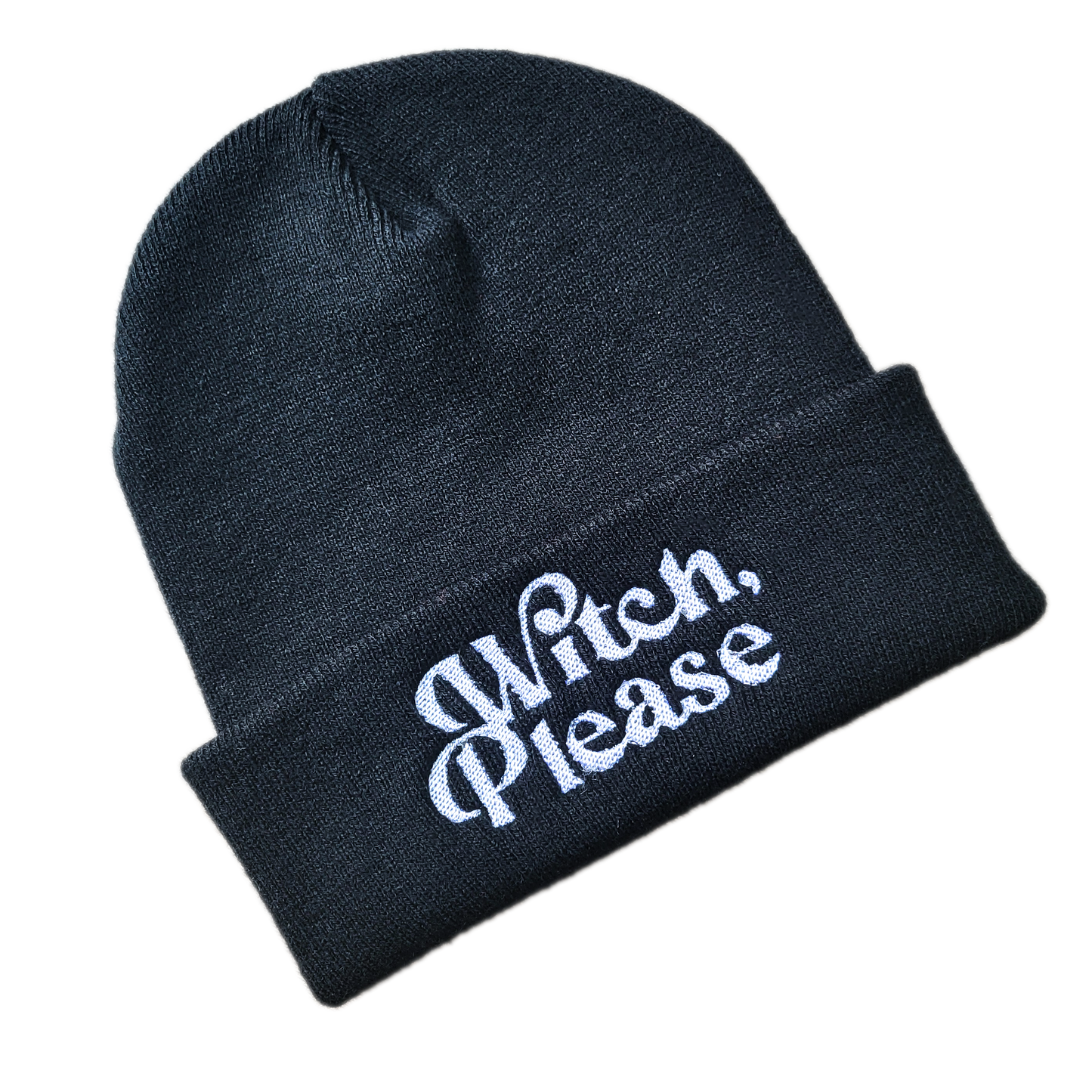 Beanie "Witch, Please" (Schwarz)
