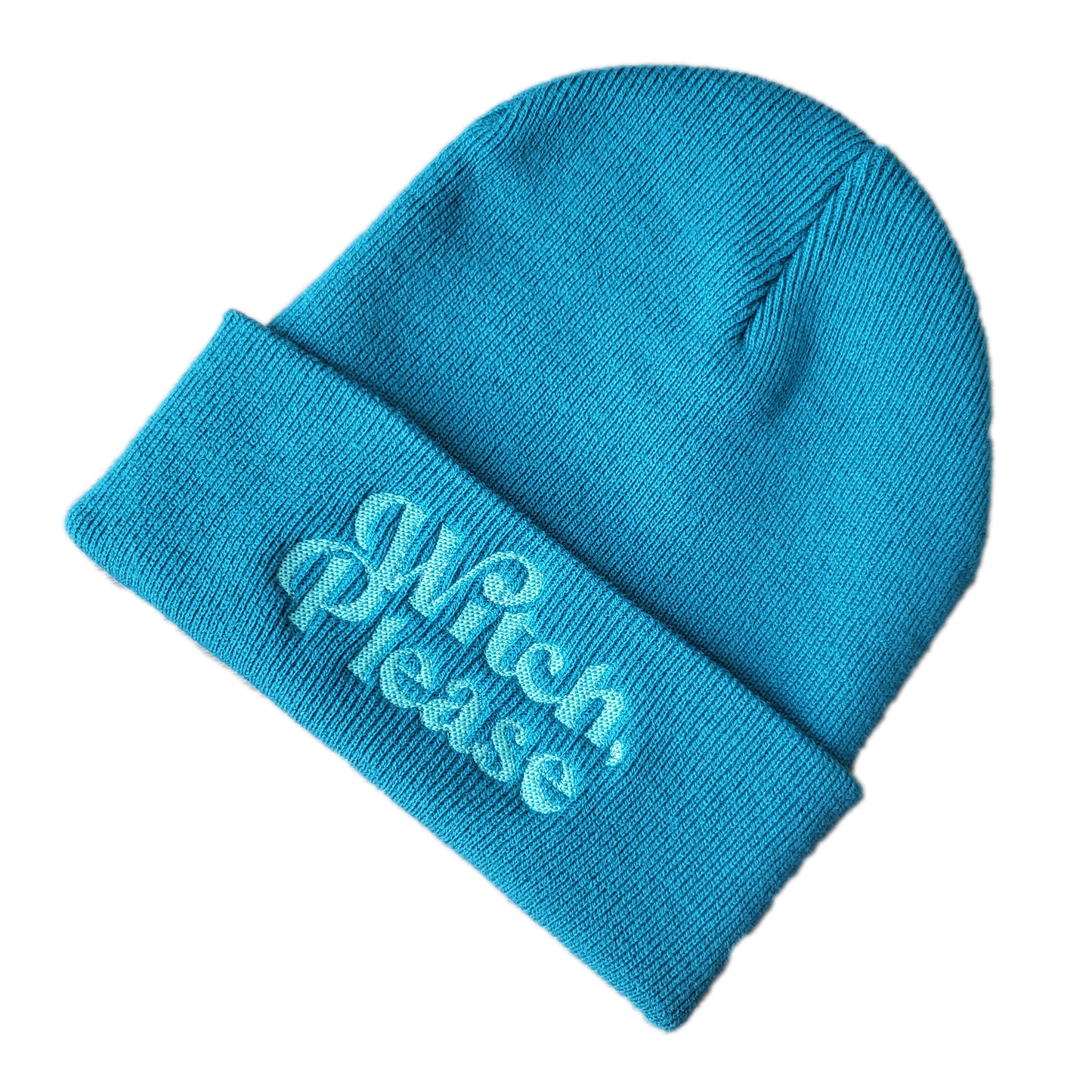 Beanie "Witch, Please" (Aqua)