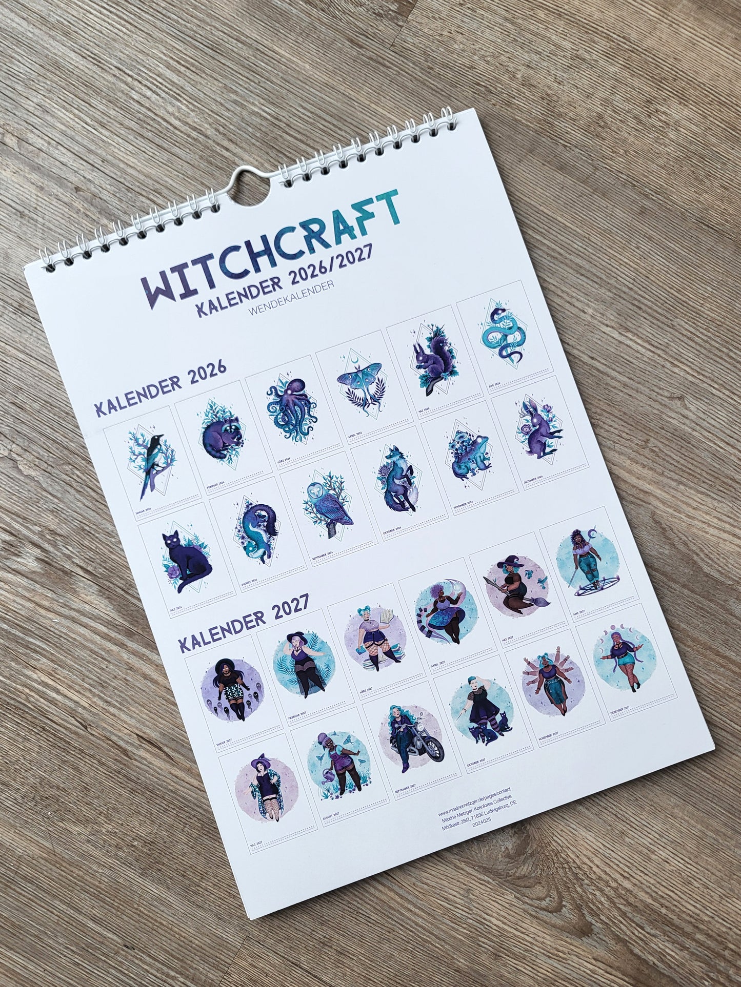 Kalender "Witchcraft" 2026/2027
