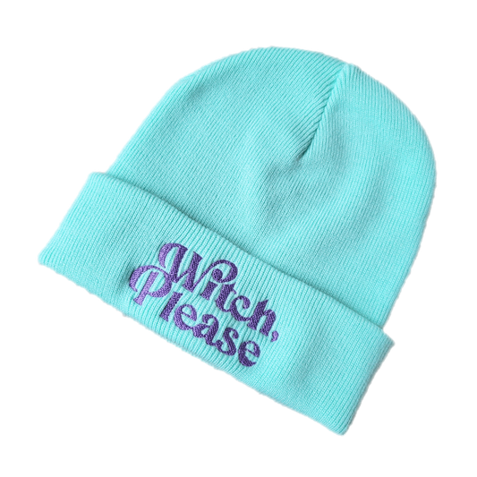 Beanie "Witch, Please" (Mint)